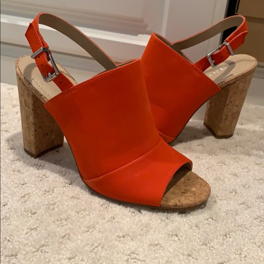 BCBG block heel sandal